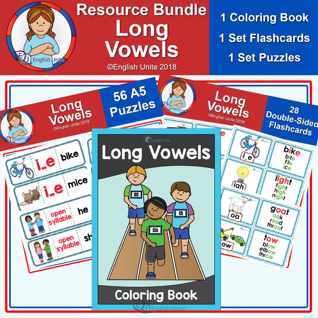 Flashcards Long Vowels English Unite