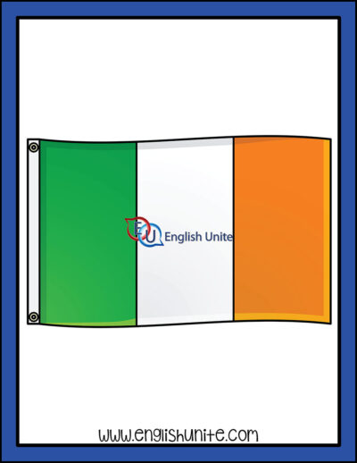 clip art - irish flag