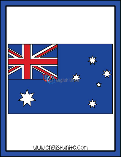 clip art - australian flag