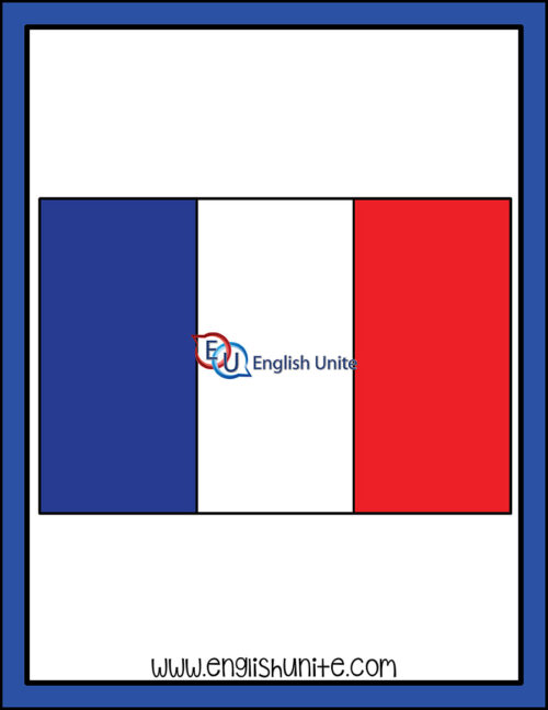 clip art - french flag