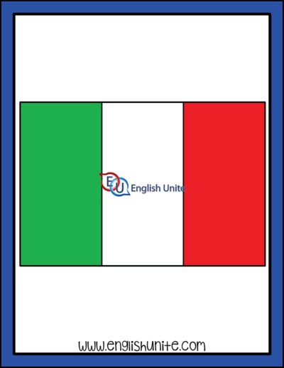clip art - italian flag