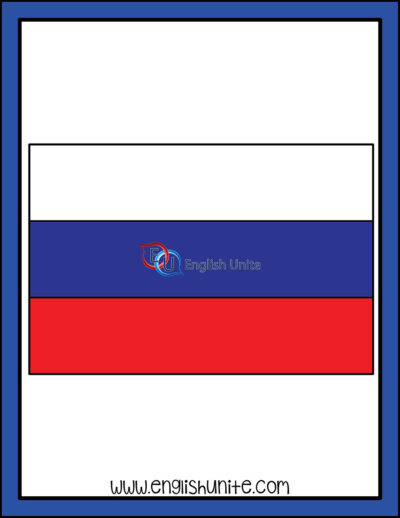 clip art - russian flag