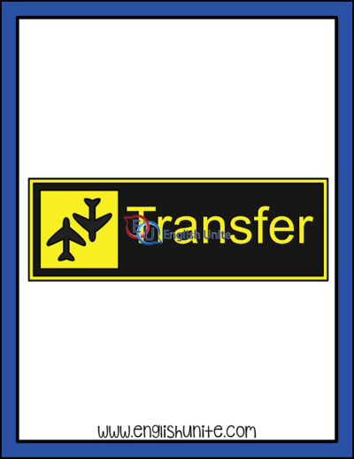 clip art - transfer sign