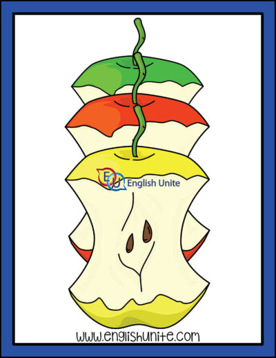 clip art - apple cores