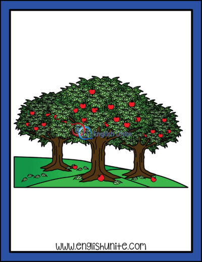 clip art - apple orchard