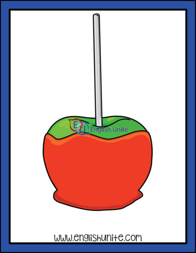 clip art - toffee apple