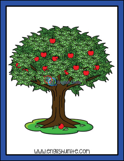 clip art - apple tree