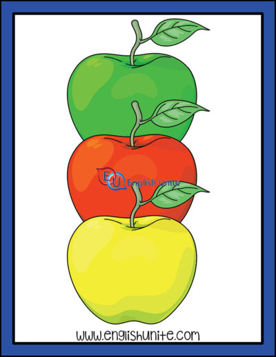 clip art - whole apples