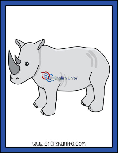 clip art - rhino