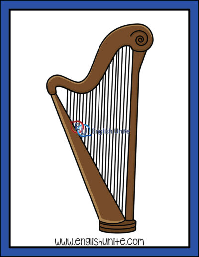 clip art - harp