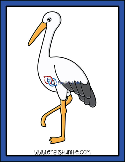 clip art - stork