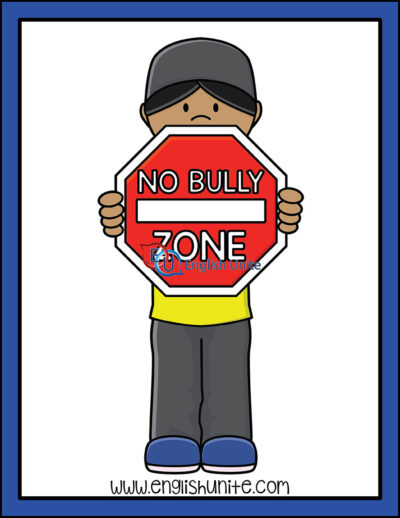 clip art - bully sign