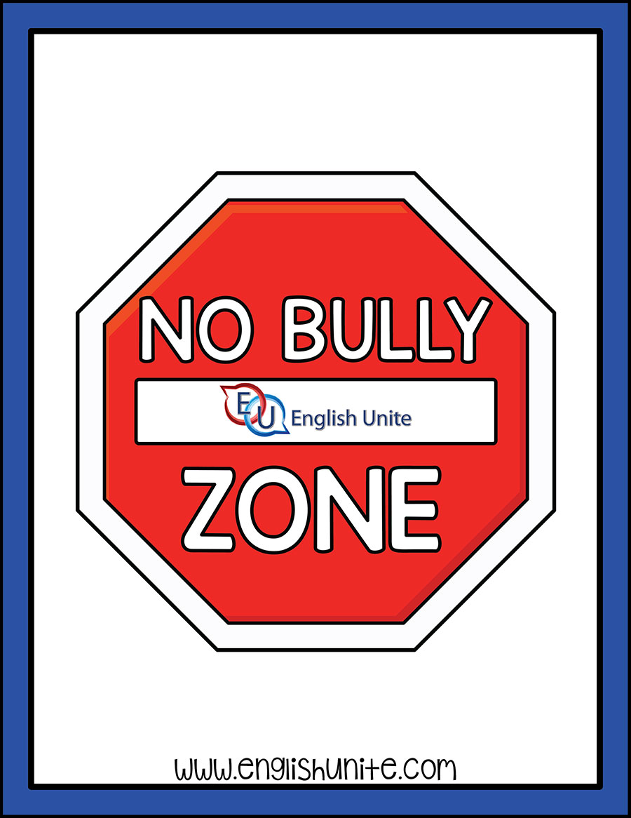 English Unite - Clip Art - Anti-Bully Part 3 (Cyber/Allergy)