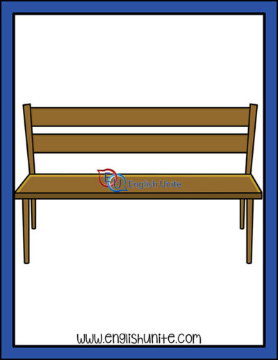 clip art - bench