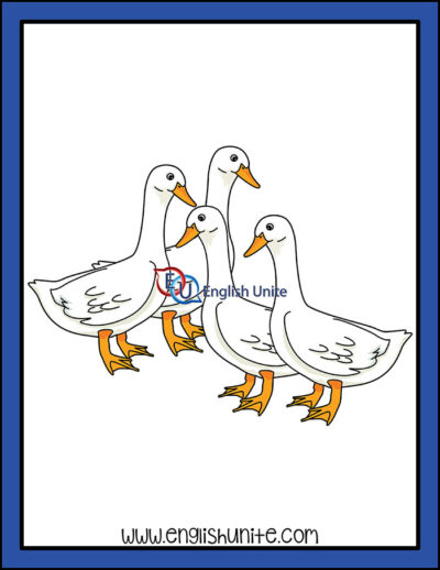 clip art - geese