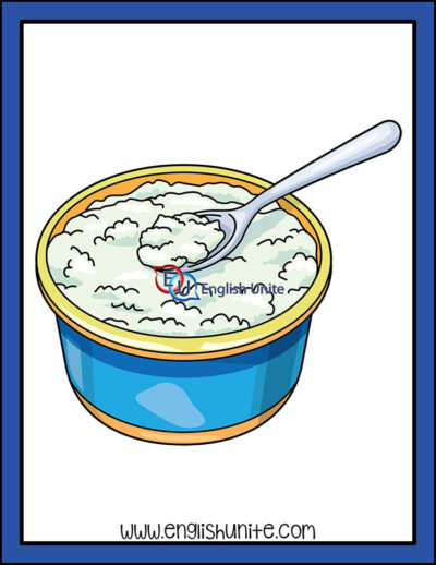 clip art - cottage cheese