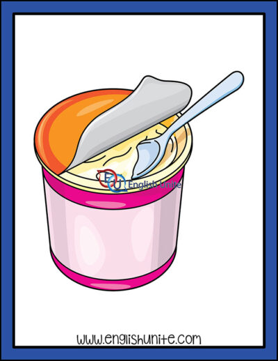 clip art - yogurt