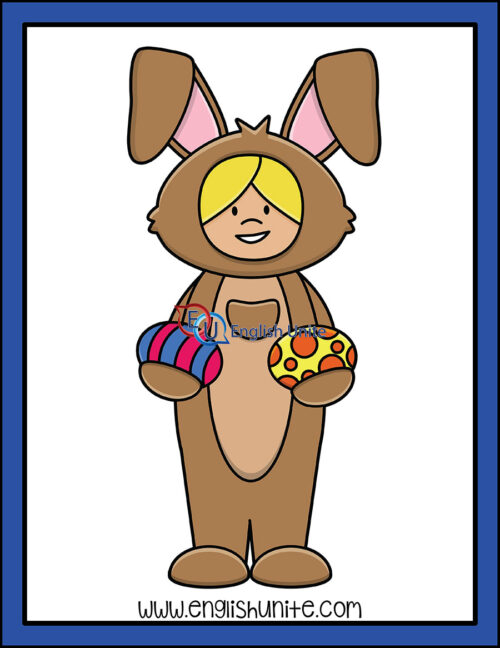 clip art - bunny costume