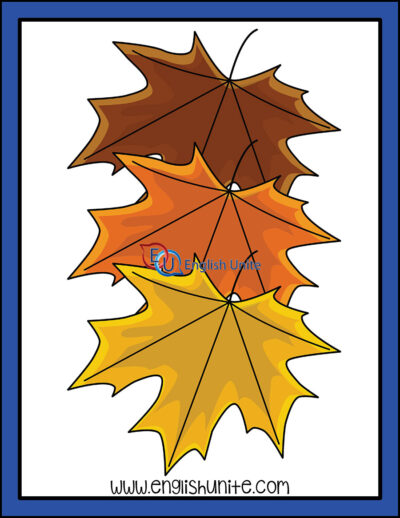 clip art - fall leaves