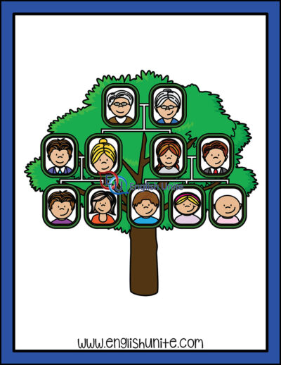 clip art - family tree