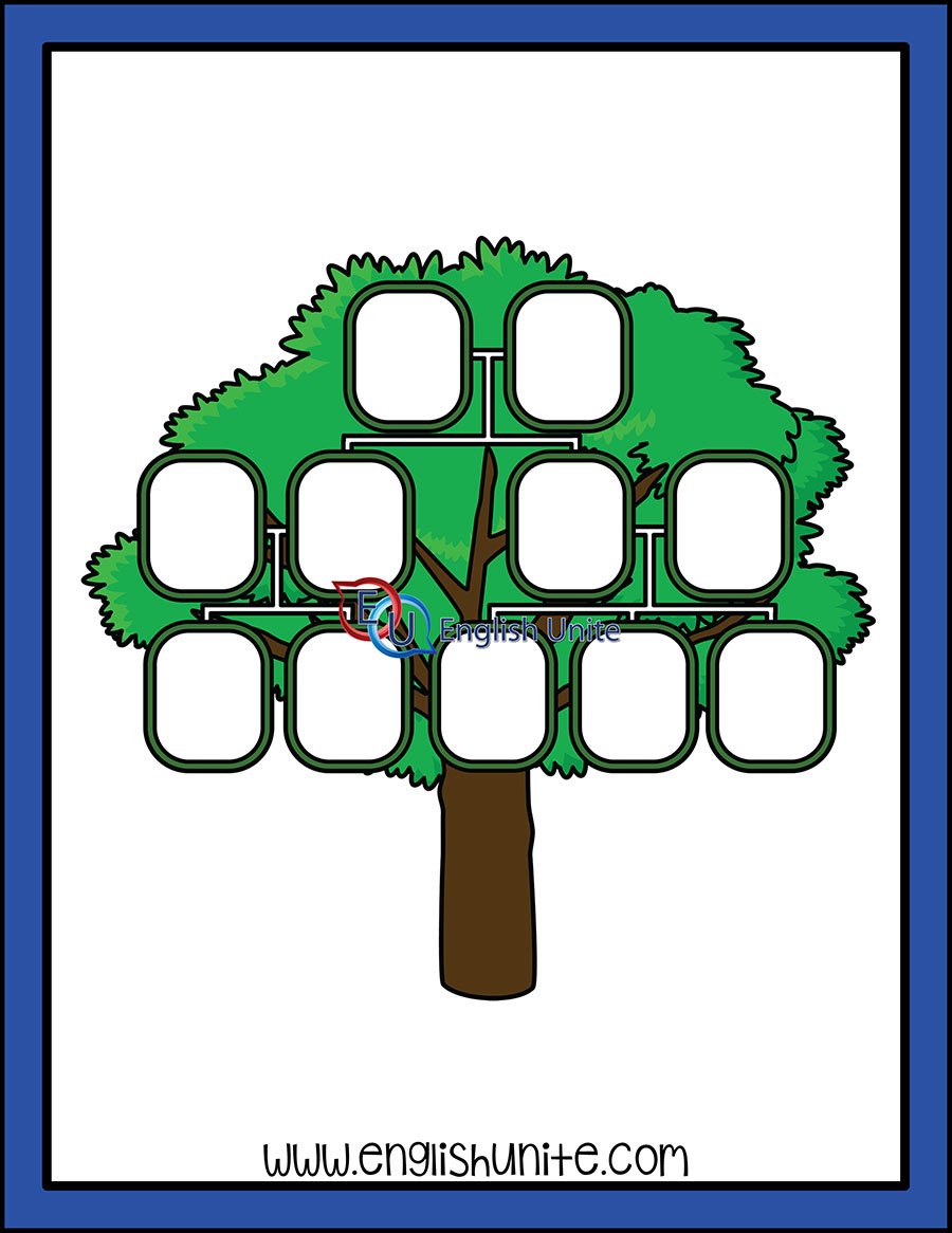 English Unite - Family - Blank Family Tree