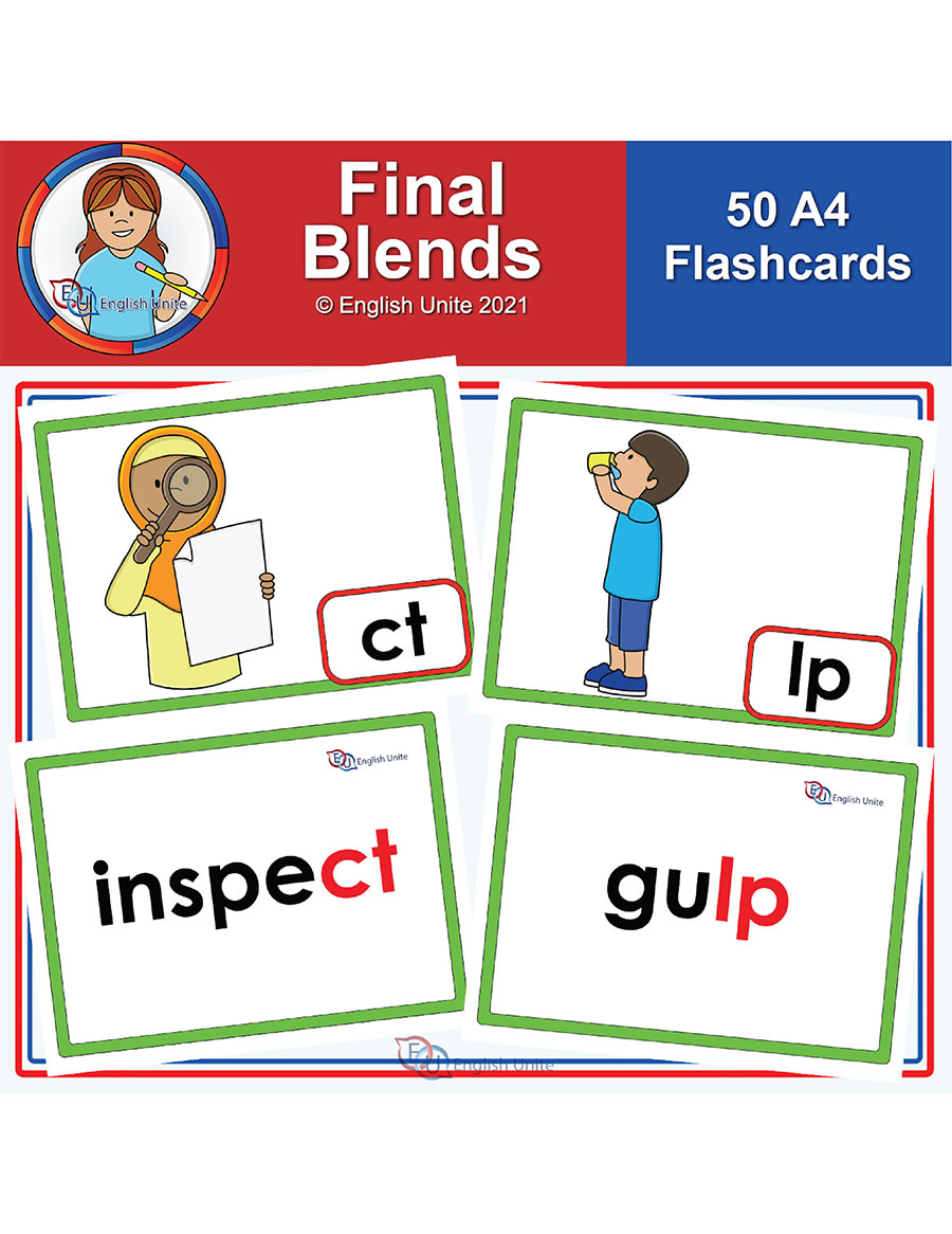 Blends and Digraphs posters All A4 size AND also available in flash cards 