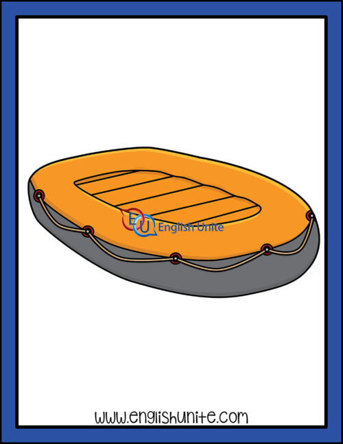 clip art - raft