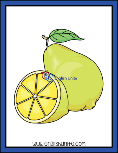 clip art - lemon