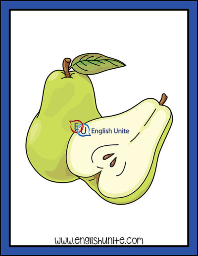 clip art - pear