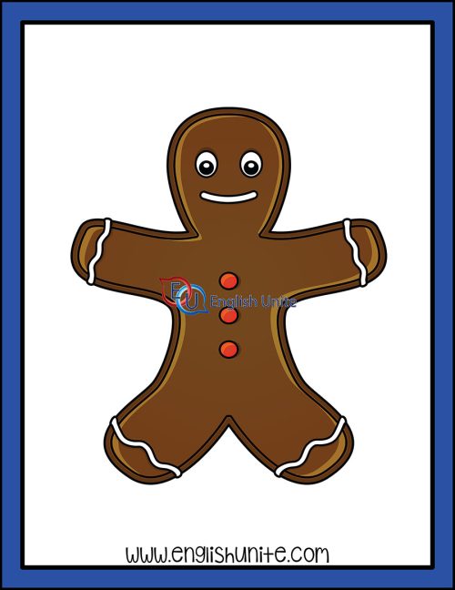 clip art - gingerbread man