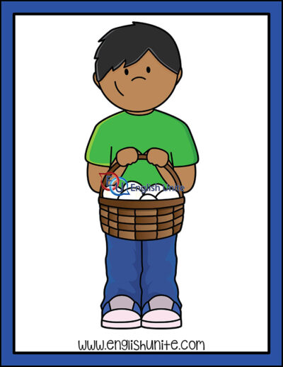 clip art - all eggs in one basket