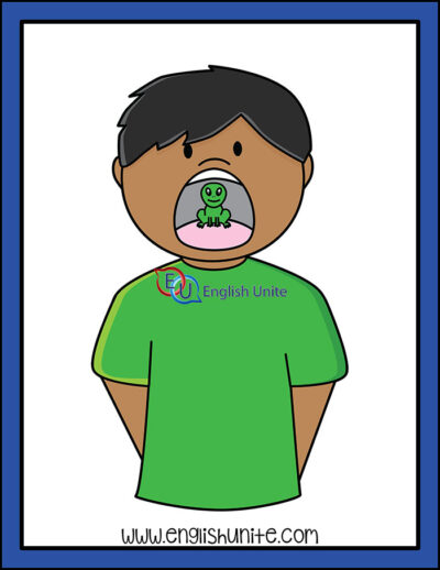 clip art - have a frog in throat