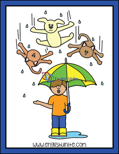 clip art - raining cats and dogs