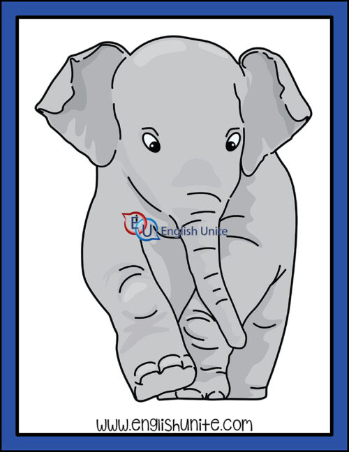 clip art - big elephant