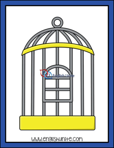 clip art - bird cage