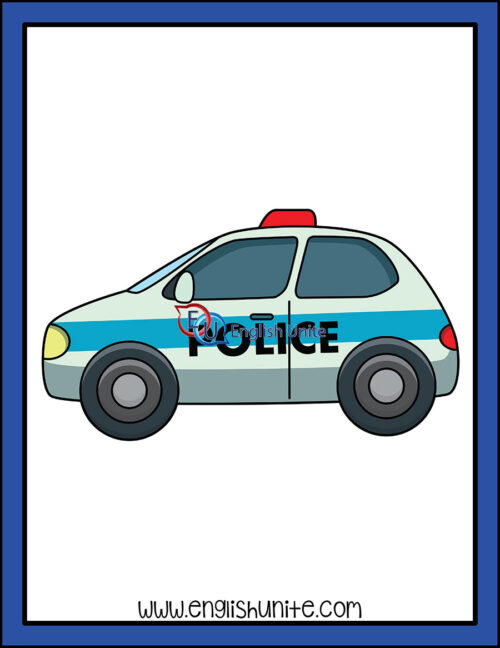 clip art - police car
