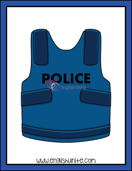 clip art - police vest