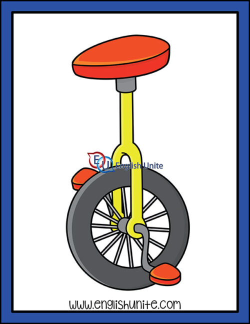clip art - unicycle