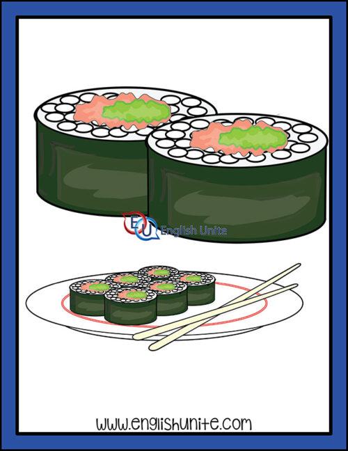 clip art - sushi
