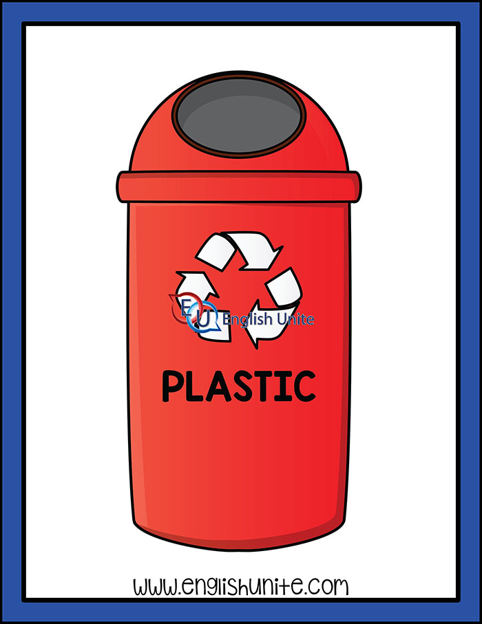 Trash sorting bins cartoon vector illustration by The Img ~ EpicPxls