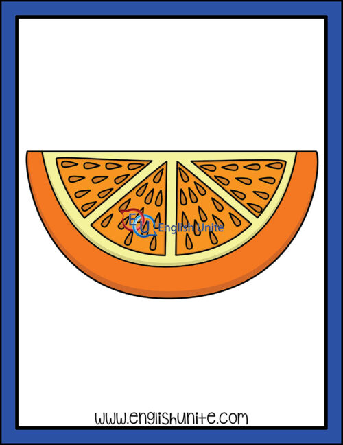 clip art - orange