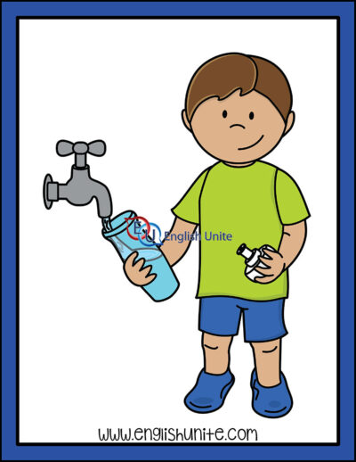 clip art - refill water bottle
