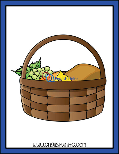 clip art - food basket