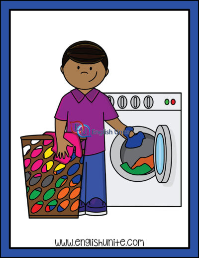 clip art - do laundry