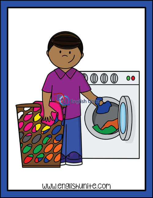 clip art - do laundry