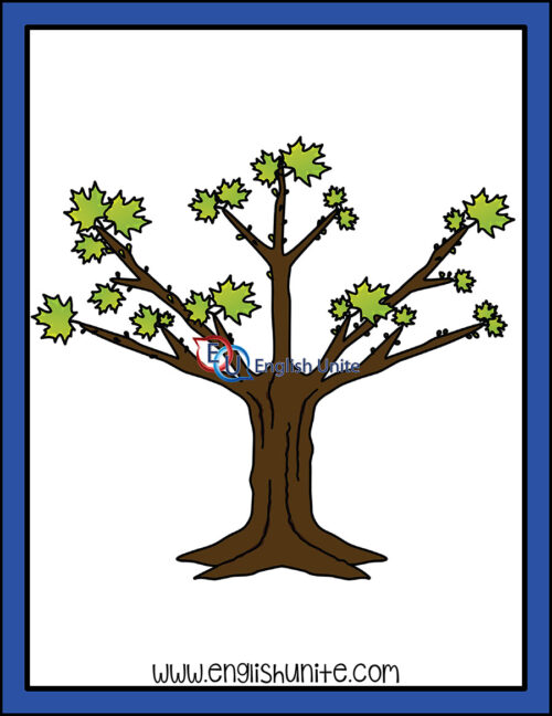 clip art - spring tree