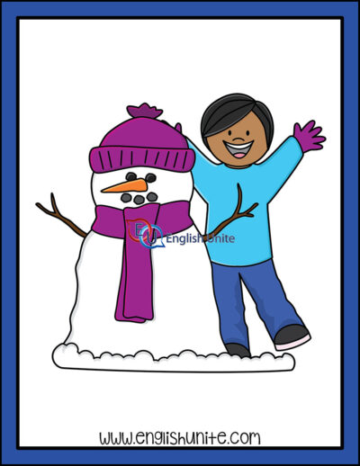 clip art - build a snowman 3