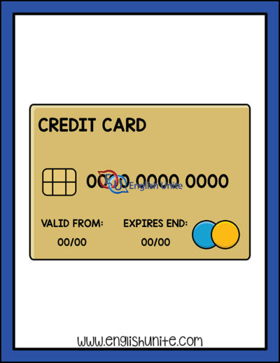 clip art - credit card
