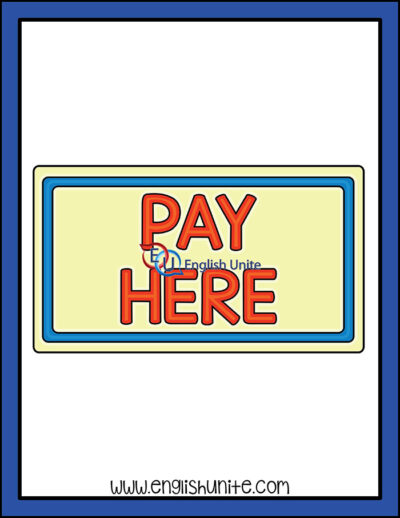 clip art - pay here