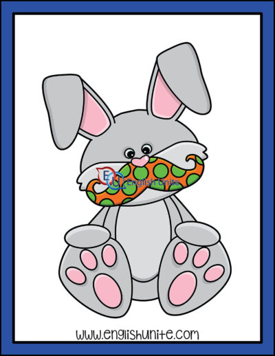 clip art - funny bunny